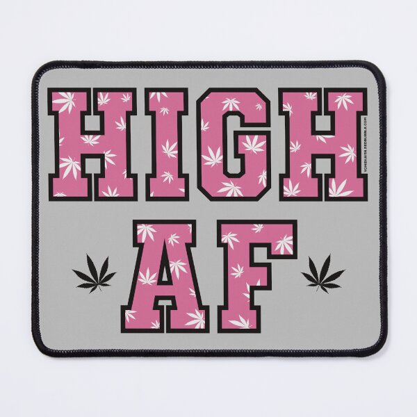 Item preview, High af pot leaf pattern pink  designed and sold by YomeHayin.
