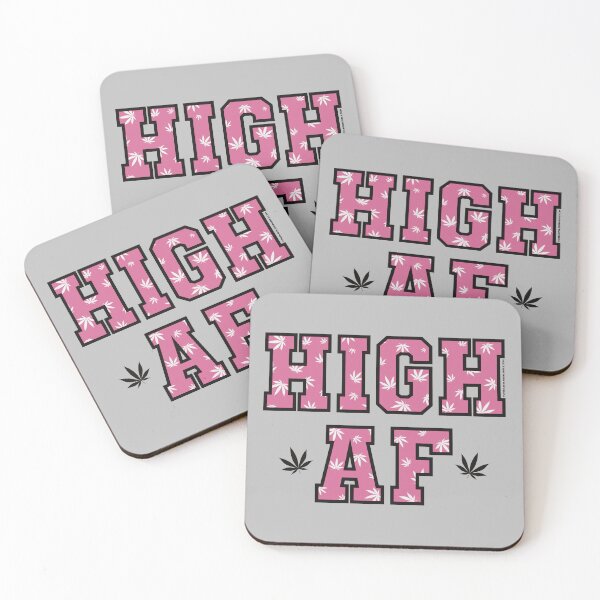 Item preview, High af pot leaf pattern pink  designed and sold by YomeHayin.