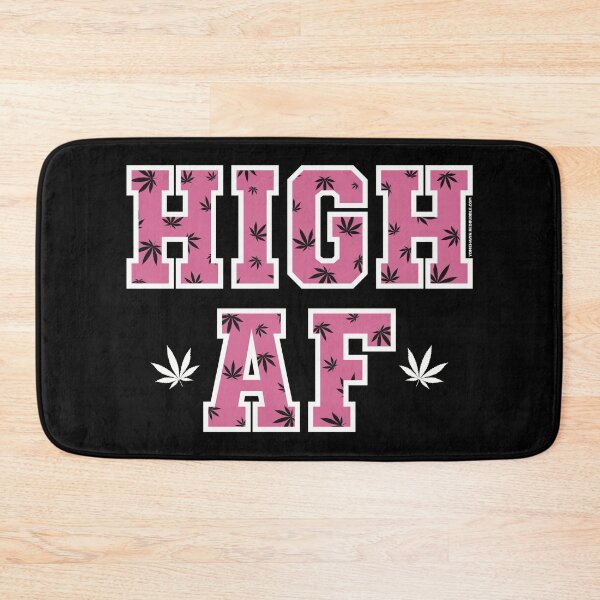 Item preview, High af pot leaf pattern pink designed and sold by YomeHayin.