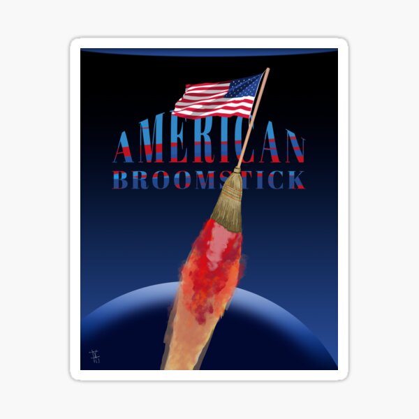 American Broomstick Sticker