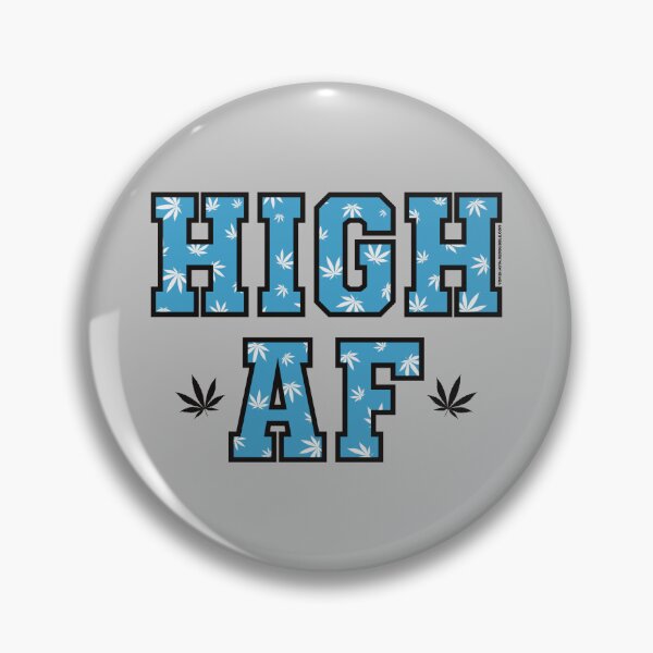 Item preview, High af pot leaf pattern blue designed and sold by YomeHayin.