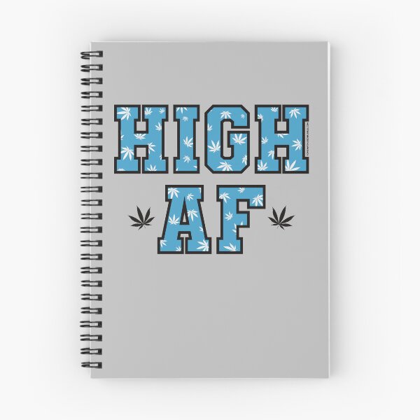 Item preview, High af pot leaf pattern blue designed and sold by YomeHayin.