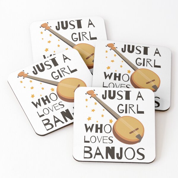 Item preview, Just A Girl Who Loves Banjos Nerd Music Instrument Lover designed and sold by Aleodor.