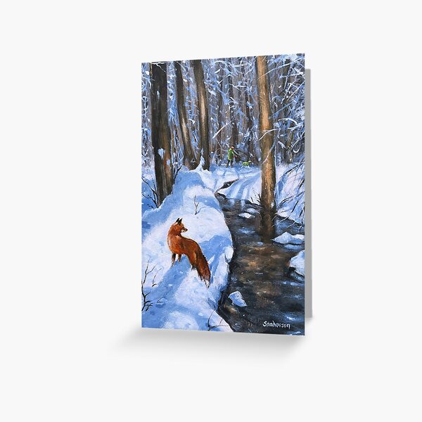 Item preview, Fox in the snow.. designed and sold by The Art of Steve Sanderson.