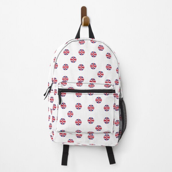 Item preview, Union Jack British Flag and Crown Circular Coronation Sticker Pack Red White Blue designed and sold by LindaCooke.