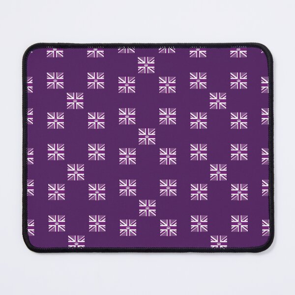Item preview, Union Jack British Flag and Crown Square Sticker Pack Purple for Coronation designed and sold by LindaCooke.