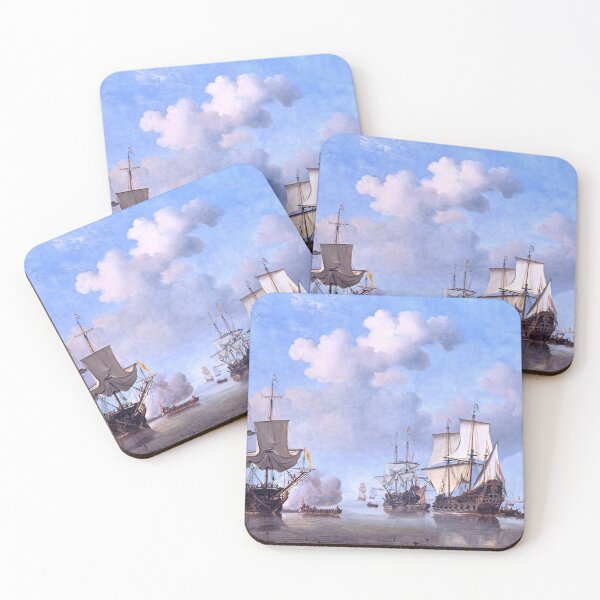 Item preview, Calm: Dutch Ships Coming to Anchor - Willem van de Velde the Younger (between 1665 and 1670) designed and sold by Geraldo Garcia.