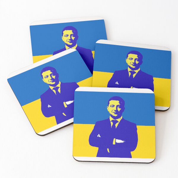 Item preview, Support Volodymyr Zelensky Ukraine President With Flag  designed and sold by Mr-3.