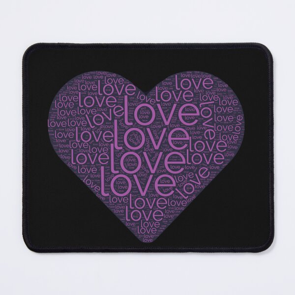 Item preview, Love Heart Word Cloud designed and sold by HappyLifeCreate.