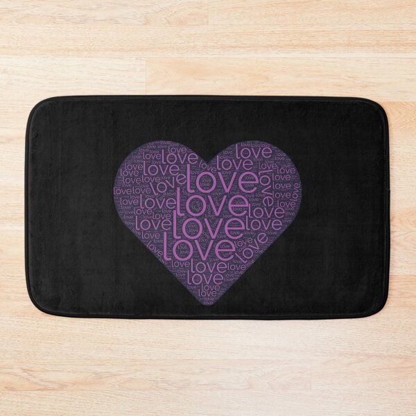 Item preview, Love Heart Word Cloud designed and sold by HappyLifeCreate.