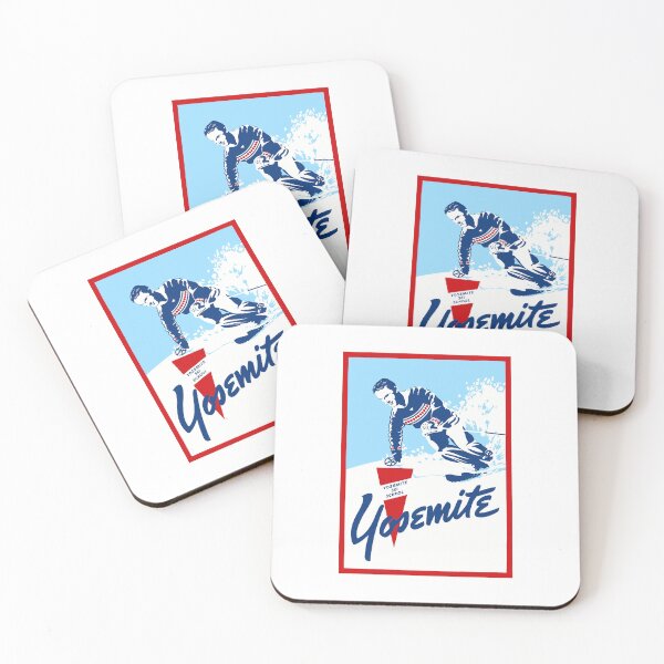 Item preview, Vintage YOSEMITE Ski School Travel Poster designed and sold by retrographics.