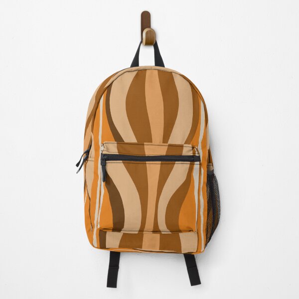 Item preview, Hourglass Abstract Mid-century Modern Pattern in 70s Brown Orange Beige designed and sold by kierkegaard.