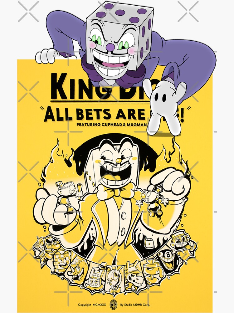 "King Dice king dice ?" Sticker by Since1900 Redbubble