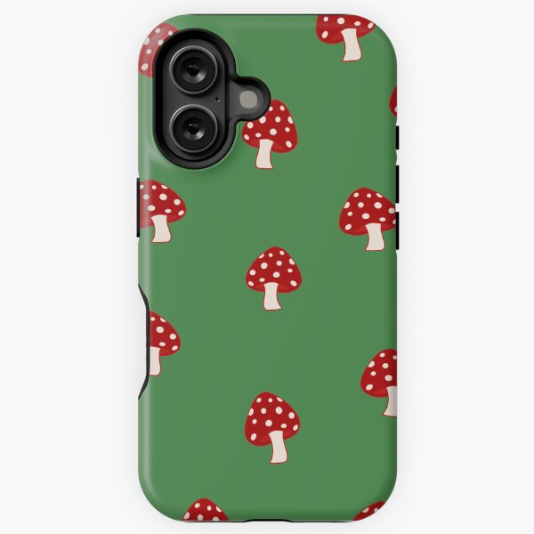 Item preview, Cute Red and Green Mushroom Design designed and sold by CianiCentral.