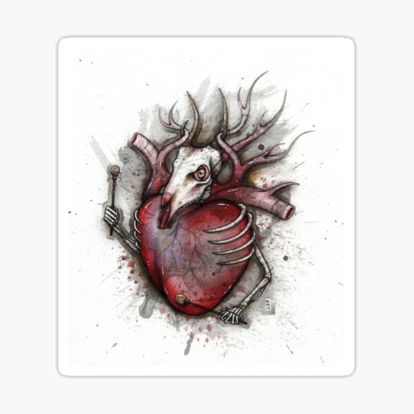 Item preview, Deer Heart Beater designed and sold by A Curious Bestiary.