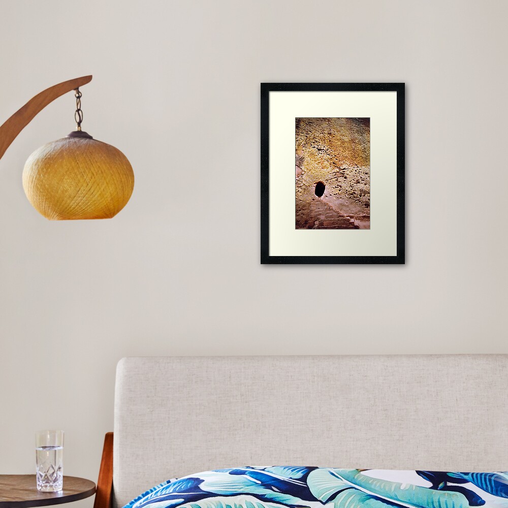 Living rock Framed Art Print