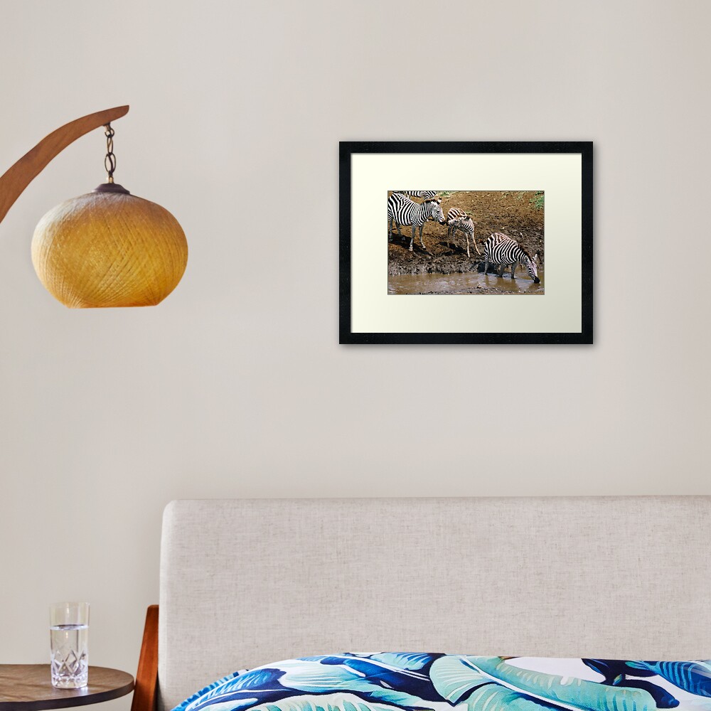 Moral support Framed Art Print
