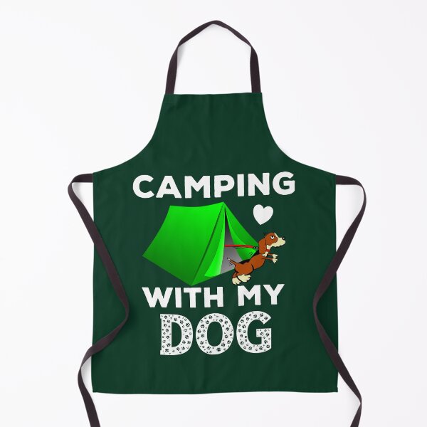 Item preview, Always camp with a dog designed and sold by VitoTDesign.