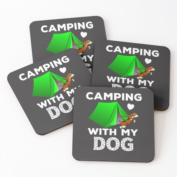 Item preview, Always camp with a dog designed and sold by VitoTDesign.