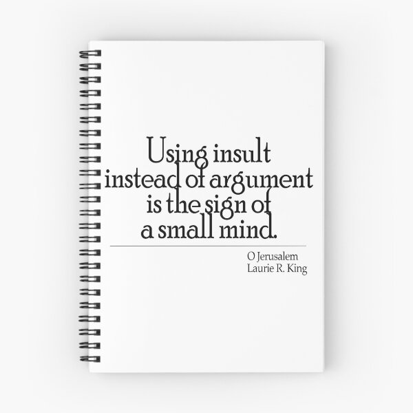 Item preview, Using insult instead of argument... designed and sold by LaurieRKing.