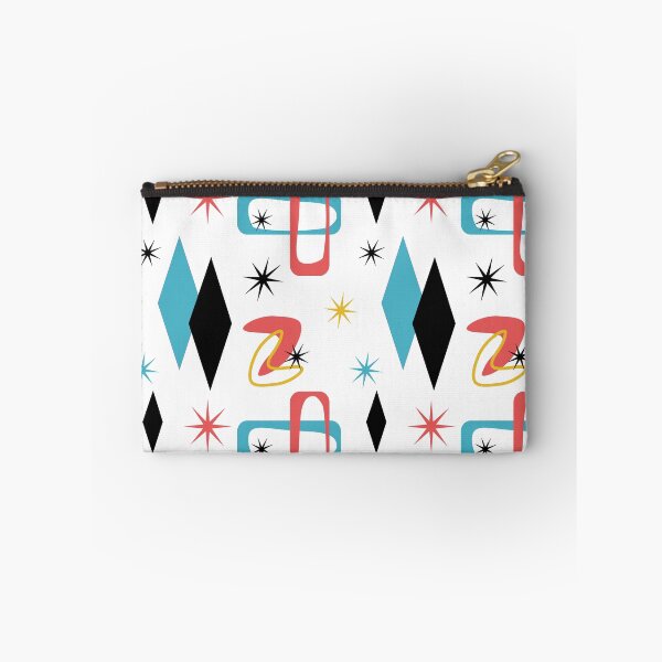 Item preview, Mid Century Modern Atomic Era Pattern Stars Diamonds Boomerangs designed and sold by Itaya Art.