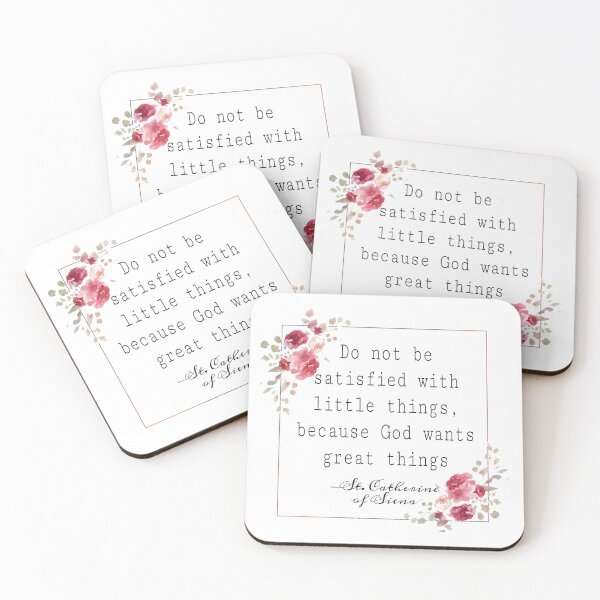 Item preview, St. Catherine of Siena Quote designed and sold by FaustinaJ4.
