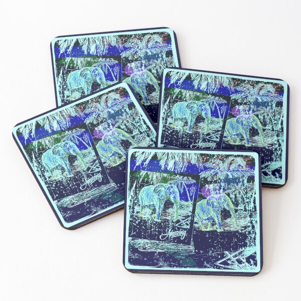 Item preview, Elephant's Midnight Paradise, Jaded Hunter  designed and sold by JadedHunter.