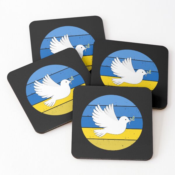 Item preview, War in Ukraine - Peace Dove Retro designed and sold by vooART.