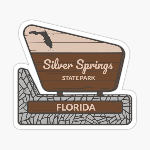 Item preview, Silver Springs State Park Florida Entrance Welcome Sign FL  designed and sold by palmettodigital.