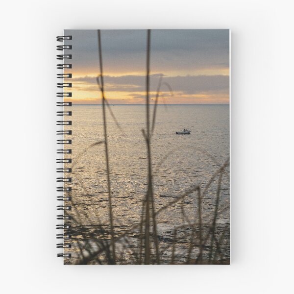 Item preview, Fishermen fishing on the ocean with the sunset designed and sold by Toonsie.
