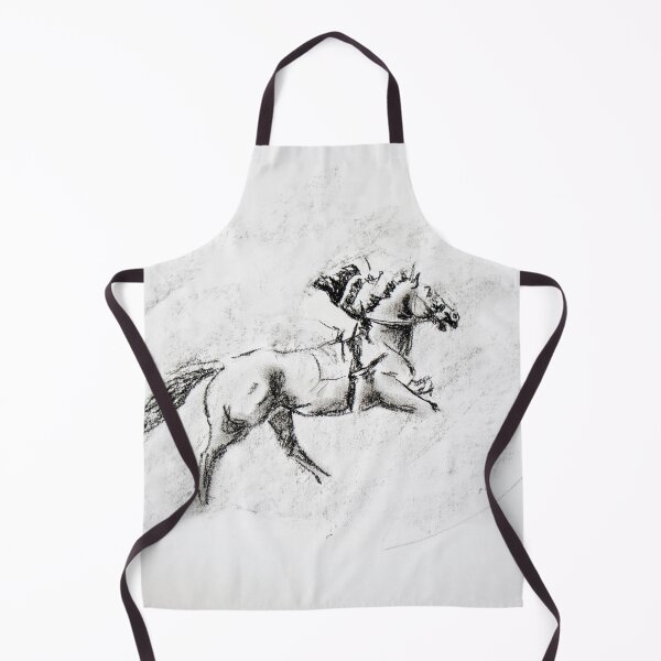 Item preview, Galloping Race Horse sketch in charcoal designed and sold by Kathysartroom.