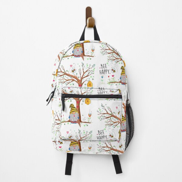Item preview, Beekeeper Gnome with bees, flower and nature. Bee Happy Spring is here! designed and sold by Pascale Breton.