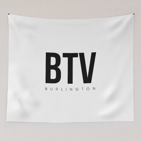 Item preview, BTV - Burlington Airport Code designed and sold by CartoCreative.