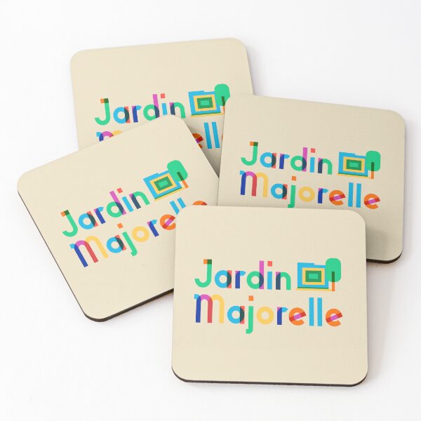 Item preview, Colorful Vintage I Love Jardin Majorelle, Marrakesh, Morocco, Yves Saint-Laurent designed and sold by Travalex.