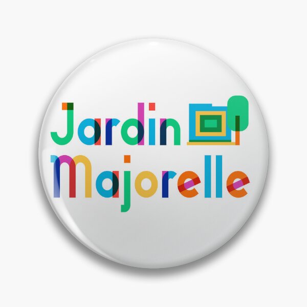 Item preview, Colorful Vintage I Love Jardin Majorelle, Marrakesh, Morocco, Yves Saint-Laurent designed and sold by Travalex.