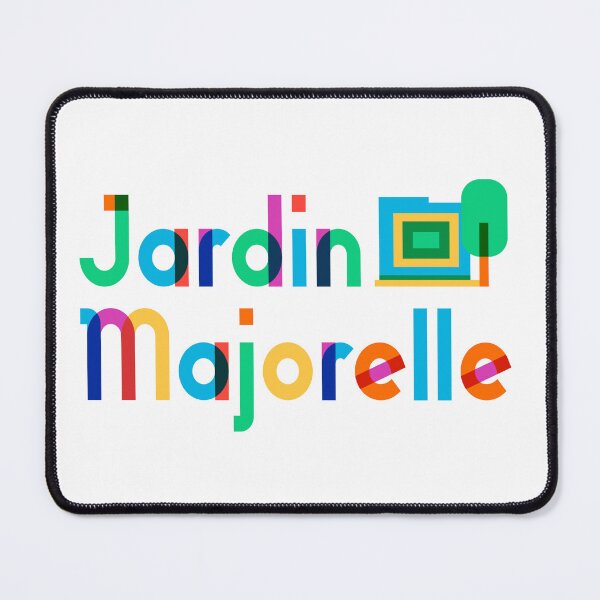 Item preview, Colorful Vintage I Love Jardin Majorelle, Marrakesh, Morocco, Yves Saint-Laurent designed and sold by Travalex.