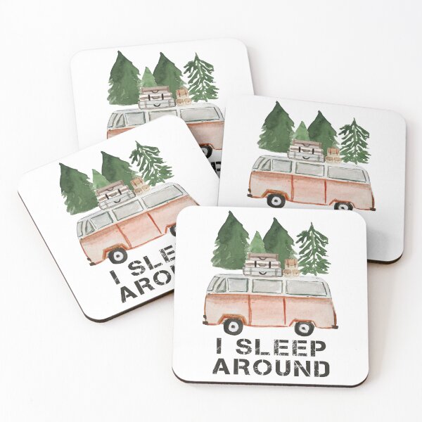 Item preview, RV Camping Humor, I Sleep Around designed and sold by iPOPit.