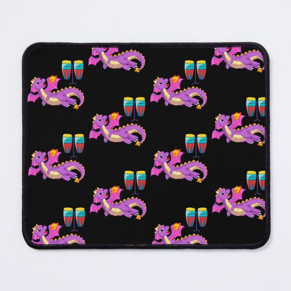 Item preview, Dragon Playing Conga Drum ,Funny Good Dragon Congo Drum Lovers Purple Design designed and sold by pedrored369.