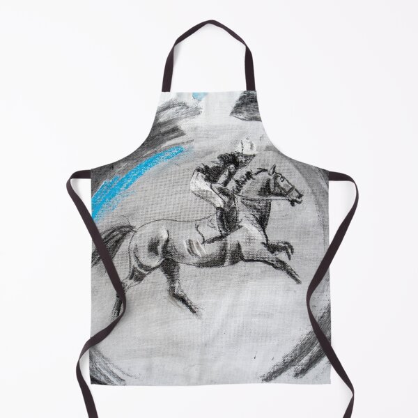 Item preview, Galloping Race Horse in Charcoal designed and sold by Kathysartroom.