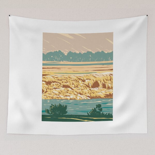 Item preview, Hot Springs State Park Located in Thermopolis Wyoming WPA Poster Art designed and sold by patrimonio.