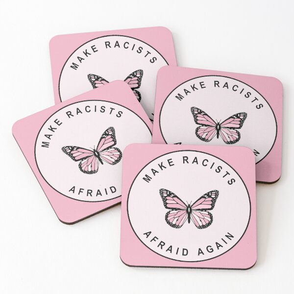 Item preview, Make Racists Afraid Again - Cute Pastel Butterfly designed and sold by voltzandvoices.