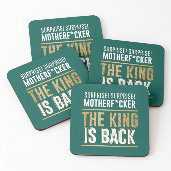 Item preview, The King Is Back (Emerald Green BG) designed and sold by FilipeFerreira.