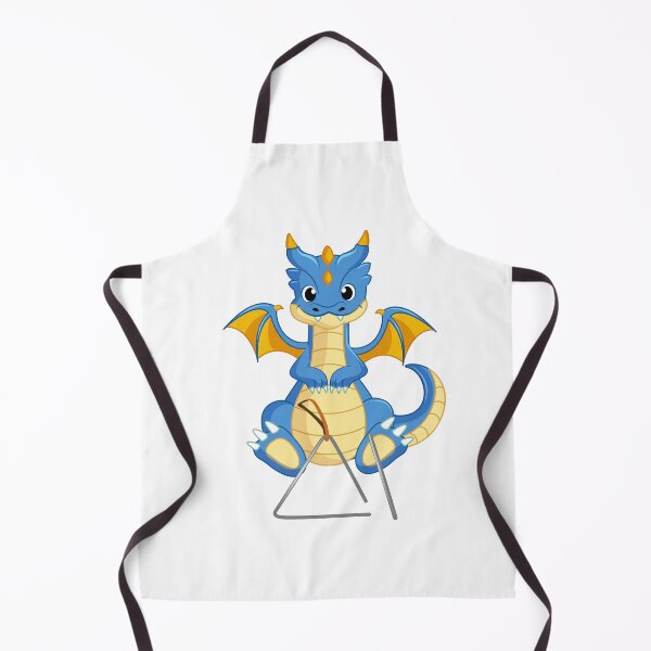Item preview, Dragon Playing Triangle ,Funny Good Dragon Triangle Lovers Blue Design designed and sold by pedrored369.