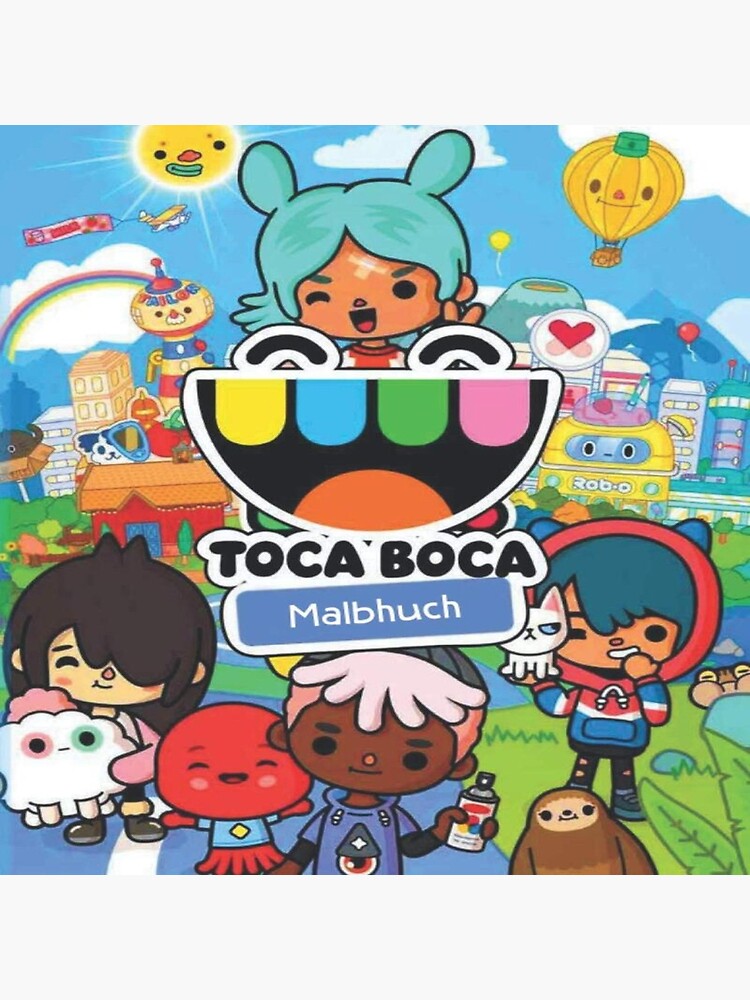 Poster Toca Boca Characters  Current Boka Characters - Poster Stickers -  AliExpress