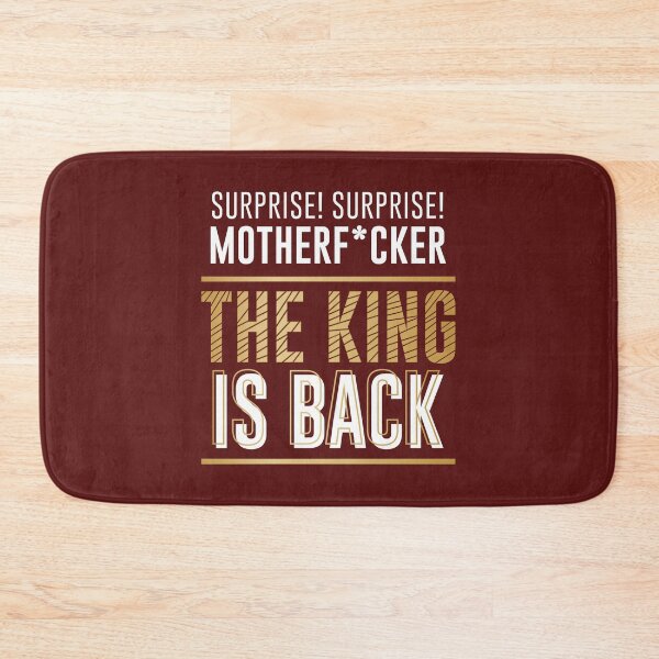 Item preview, The King Is Back (Dark Red BG) designed and sold by FilipeFerreira.