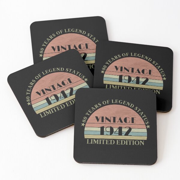 Item preview, 80 years of Legend Status, Vintage 1942, Limited Edition designed and sold by Blended Designs ⭐⭐⭐⭐⭐.