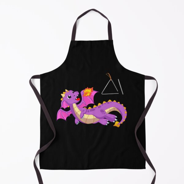 Item preview, Dragon Playing Triangle ,Funny Good Dragon Triangle Lovers Purple Design designed and sold by pedrored369.