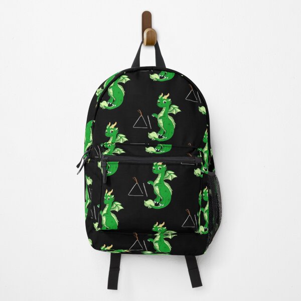 Item preview, Dragon Playing Triangle ,Funny Good Dragon Triangle Lovers Green Design designed and sold by pedrored369.