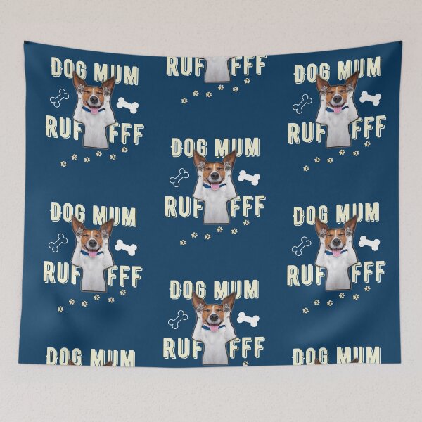 Item preview, dog mum life is ruff designed and sold by JAdotdotDesigns.