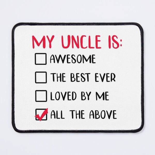 Item preview, My Uncle is Awesome The Best Ever Loved By Me All The Above - Newborn Outfit Cute Baby Clothes designed and sold by T-shirt For You.